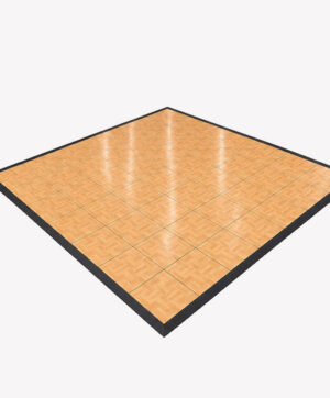 Dance floor light oak